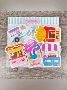 NEW Target Bullseye Playground Carnival Food Blocks